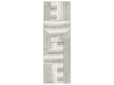 Nourison Washable Decor Geometric Runner Area Rug NRWSD11CRMBLRUN