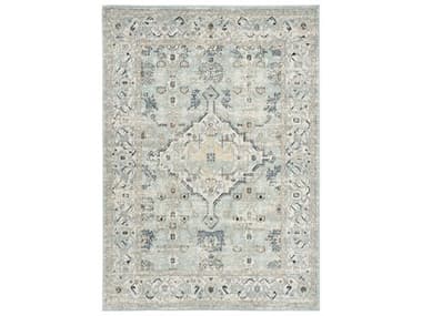 Nourison Washable Decor Bordered Area Rug NRWSD12BLTAU