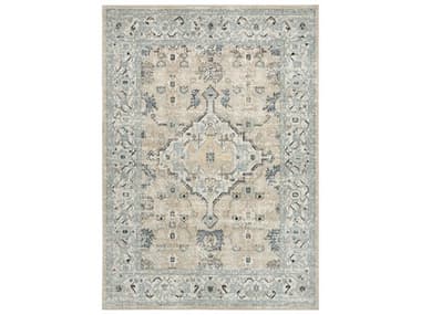 Nourison Washable Decor Bordered Area Rug NRWSD12TAUBL