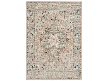 Nourison Washable Decor Bordered Area Rug NRWSD13PEACH