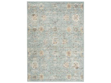 Nourison Washable Decor Floral Area Rug NRWSD14BLUE