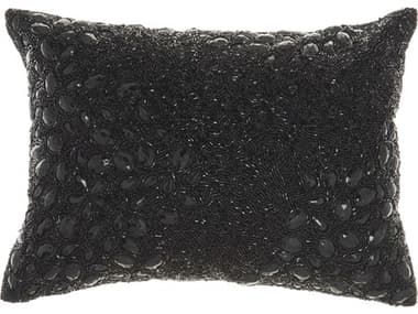 Nourison Luminescence Black Pillow NRZ5000BLACK