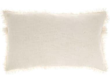 Nourison Nicole Curtis Pillow Ivory Pillow NRZH017IVORY
