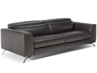 Natuzzi Editions Pensiero 75" Leather Upholstered Loveseat NTZB795005