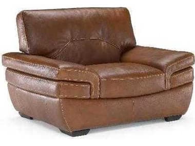 Natuzzi Editions Biagio 52&quot; Leather Chair and a Half NTZB806048