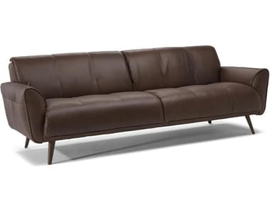 Natuzzi Editions Talento 89" Leather Upholstered Sofa NTZB993009