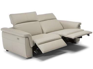 Natuzzi Editions Curioso Loveseat with Double Power Recliner (Disassembled) NTZC107T30