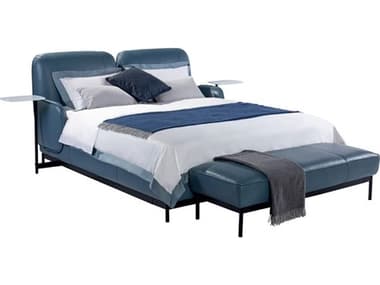 Natuzzi Editions Lake King Storage Bed Split Mesh NTZLE09C02