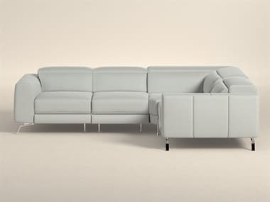 Natuzzi Editions Pensiero White Upholstered Sectional Sofa NTZPENSIEROSEC3