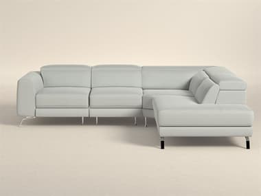 Natuzzi Editions Pensiero White Upholstered Sectional Sofa NTZPENSIEROSEC4