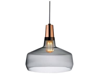 NUDE Mono Smoke With Copper Dome Pendant NUD155661082430