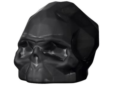 NUDE Memento Mori Sandblasted Black Faceted Skull NUD253971086350