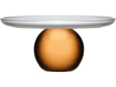 NUDE Juno Opal Grey Appricot Serving Plate NUD929931205447