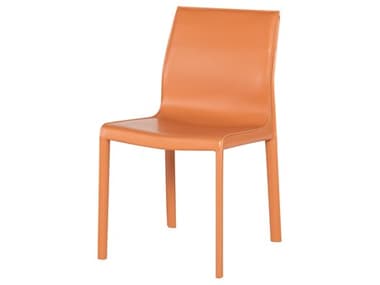 Nuevo Colter Ochre Leather Dining Chair NUEHGAR265