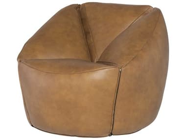 Nuevo Brown Leather Accent Chair NUEHGCB137