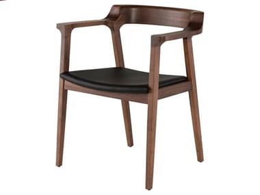 Nuevo Caitlan Black Leather Dining Chair NUEHGEM225