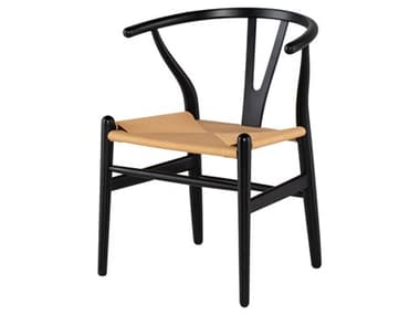 Nuevo Alban Black Wood Dining Chair NUEHGEM367