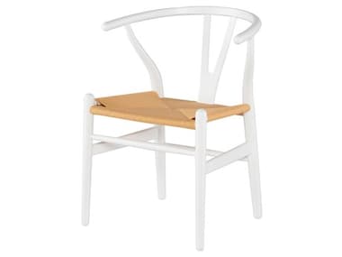 Nuevo Alban White Wood Dining Chair NUEHGEM368