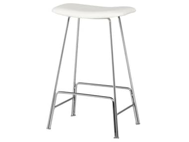 Nuevo Kirsten White Leather Counter Stool NUEHGEM665