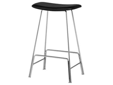 Nuevo Kirsten Black Leather Counter Stool NUEHGEM666