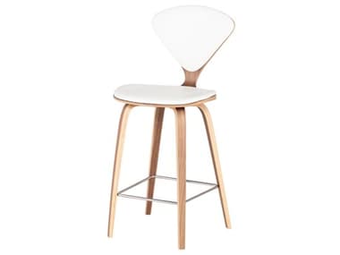 Nuevo Satine White Leather Counter Stool NUEHGEM788