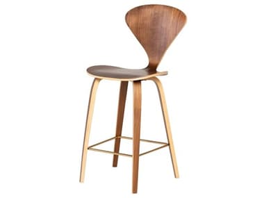 Nuevo Satine Walnut Wood Counter Stool NUEHGEM795