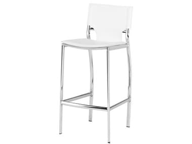 Nuevo Lisbon White Leather Bar Stool NUEHGGA217