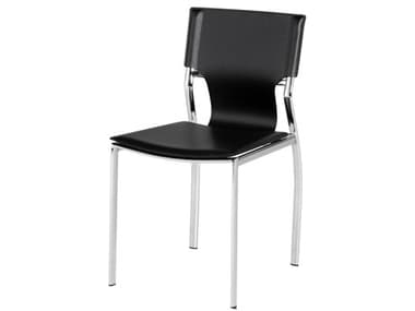 Nuevo Lisbon Black Leather Dining Chair NUEHGGA241