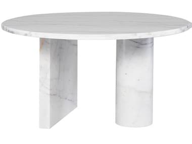 Nuevo Stories White Stone Dining Table NUEHGMM216