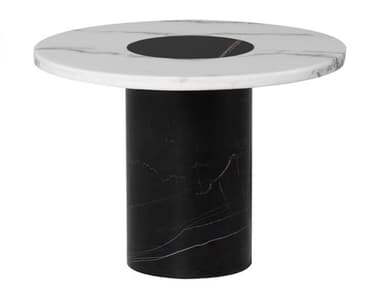 Nuevo Stevie White Stone Side Table NUEHGMM239