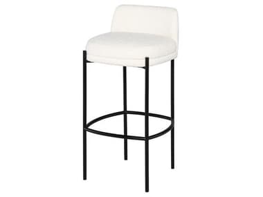 Nuevo Inna Buttermilk Boucle Fabric Bar Stool NUEHGMV376