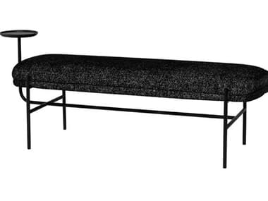 Nuevo Inna Salt & Pepper Fabric Bench NUEHGMV385