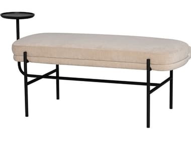 Nuevo Inna Almond Fabric Bench NUEHGMV401