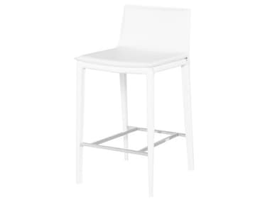 Nuevo Palma White Leather Counter Stool NUEHGND111