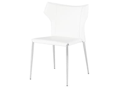 Nuevo Wayne White Leather Dining Chair NUEHGND136