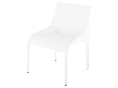 Nuevo Delphine White Leather Dining Chair NUEHGND214