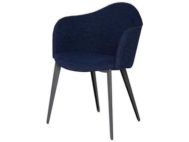 Nuevo Blue Fabric Upholstered Arm Dining Chair NUEHGNE314