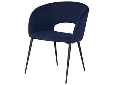 Nuevo Blue Fabric Upholstered Arm Dining Chair NUEHGNE316