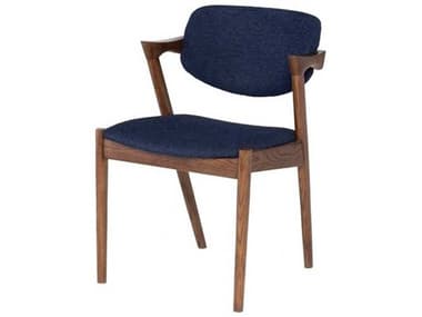 Nuevo Blue Fabric Upholstered Arm Dining Chair NUEHGNH106