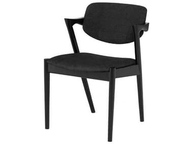 Nuevo Black Upholstered Arm Dining Chair NUEHGNH108