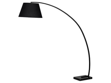 Nuevo Evan Black Fabric Floor Light NUEHGRA379