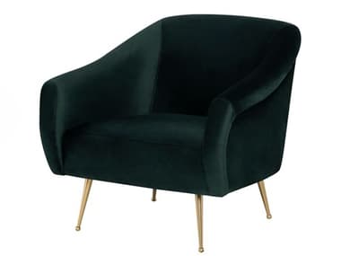 Nuevo Lucie Emerald Green Fabric Occasional Chair NUEHGSC288