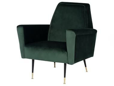 Nuevo Victor Emerald Green Fabric Occasional Chair NUEHGSC299