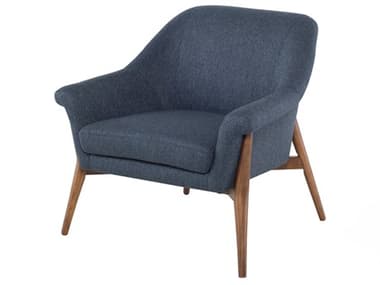 Nuevo Charlize Denim Tweed Fabric Occasional Chair NUEHGSC385