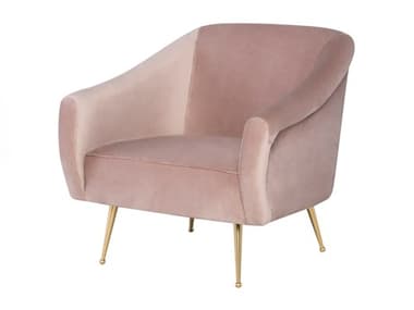 Nuevo Lucie Blush Fabric Occasional Chair NUEHGSC391