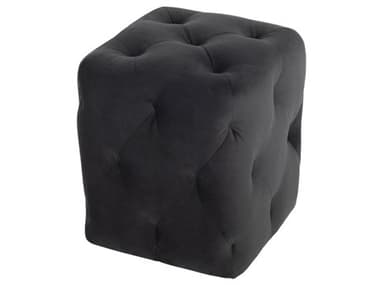 Nuevo Tufty Shadow Grey Fabric Ottoman NUEHGSC426