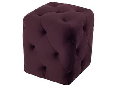 Nuevo Tufty Mulberry Fabric Ottoman NUEHGSC428