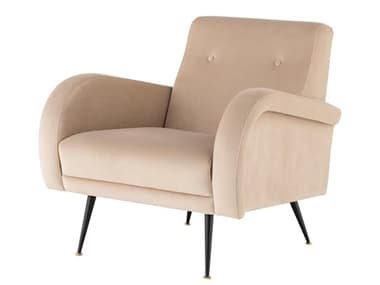 Nuevo Hugo Nude Fabric Occasional Chair NUEHGSC442