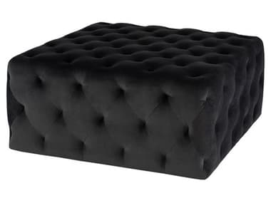 Nuevo Tufty Shadow Grey Fabric Ottoman NUEHGSC456