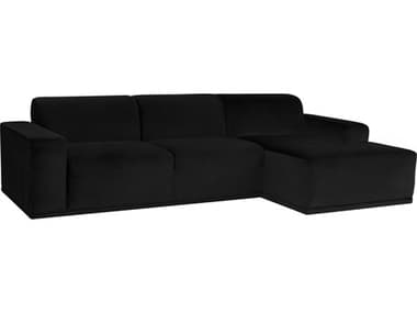 Nuevo Black Sectional Sofa NUEHGSN300